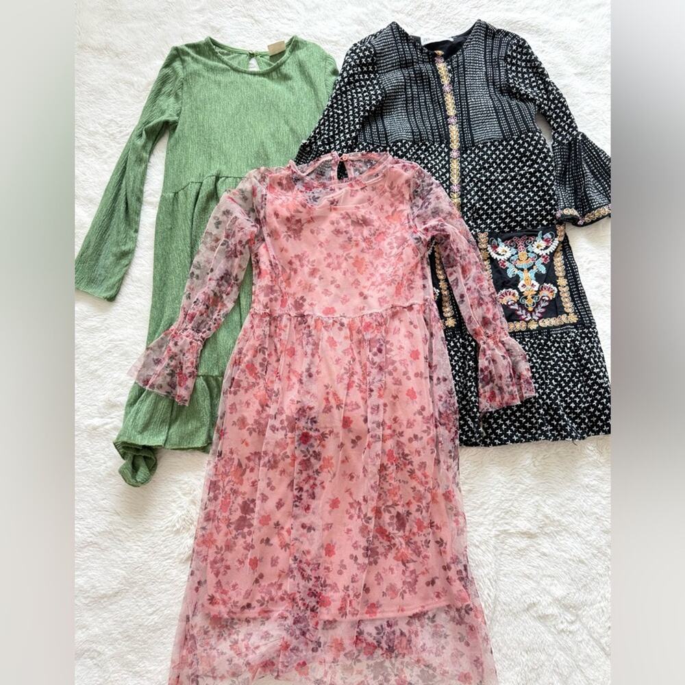 Bundle of Zara girls dress size 8/9 years 3 pieces